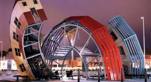 長春車體廣告 游樂場候車亭