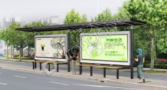 河南城市化公交候車亭步入新時代