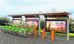 老舊小區(qū)用上智能公共自行車棚